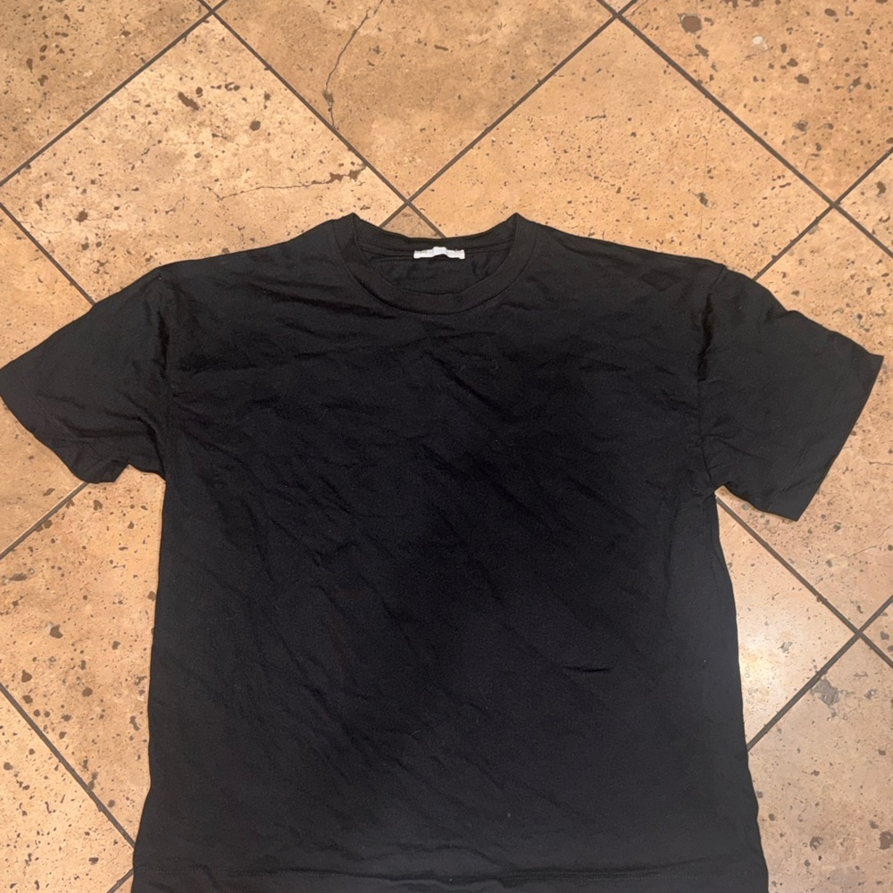 🍎Zara Black Short Sleeve Crewneck Tee